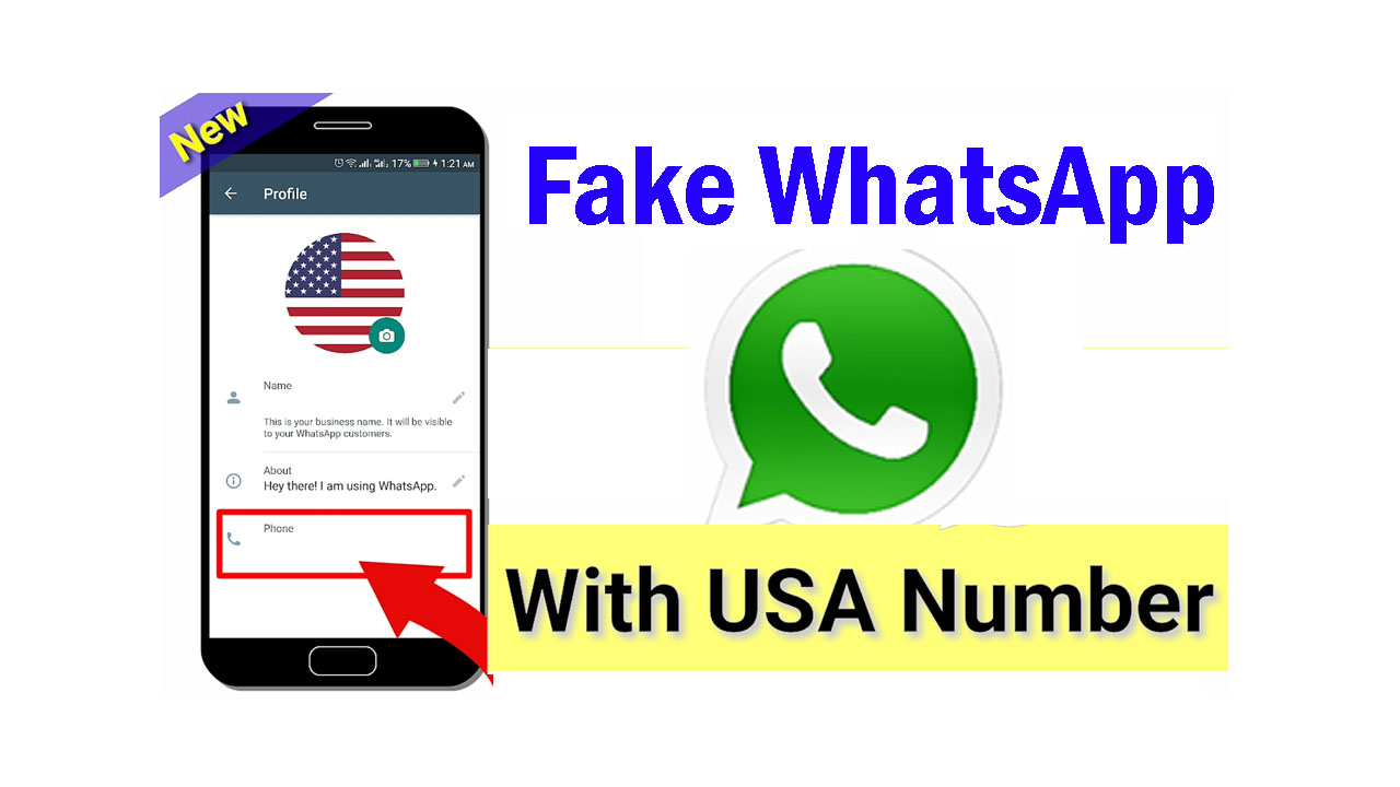 whatsapp for mac fake phone number